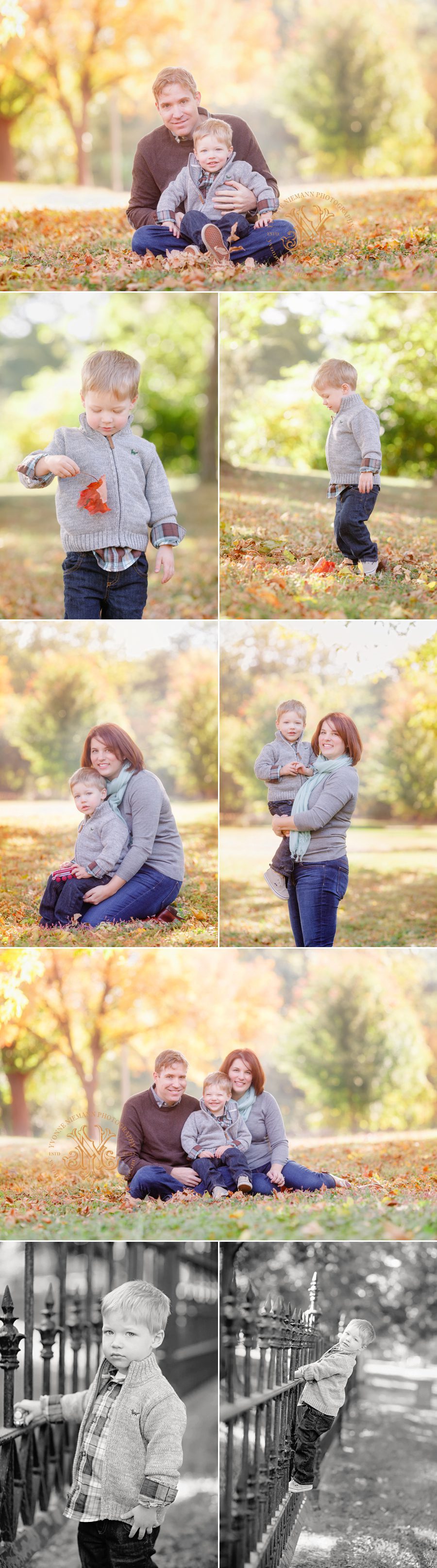 Fall family photo session in St. Louis.