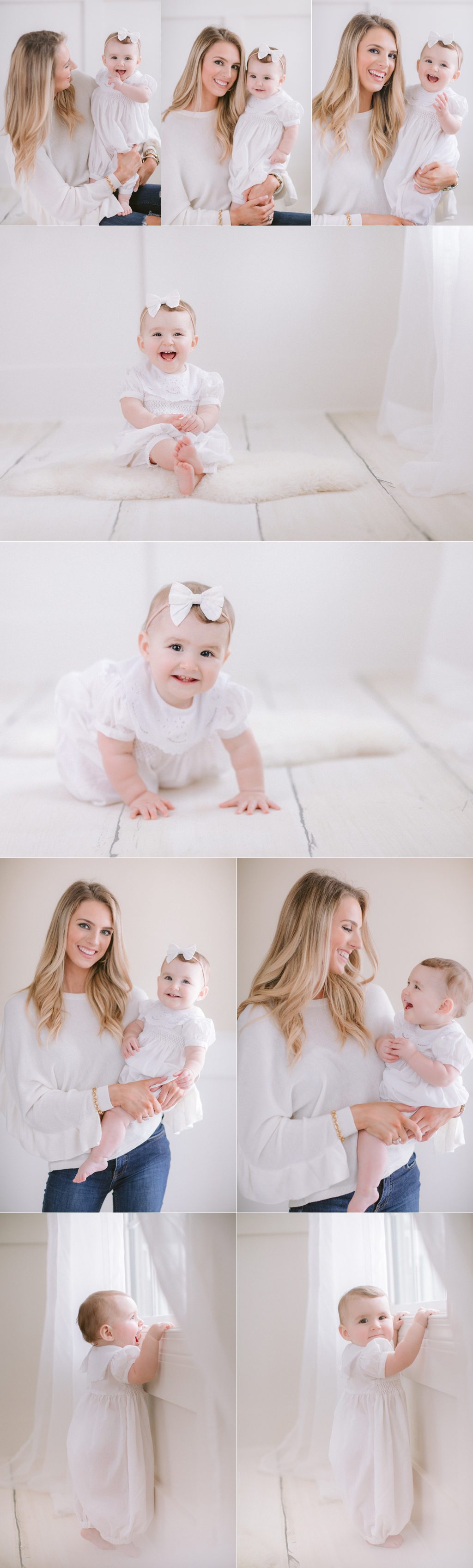 Athens, GA baby portrait studio 11 month milestone photos.