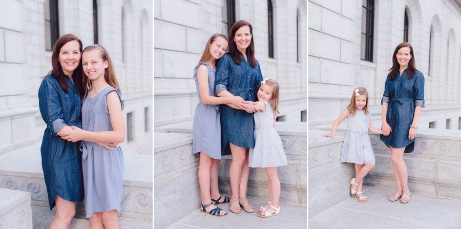 Professional mother daughter portraits in St. Louis.