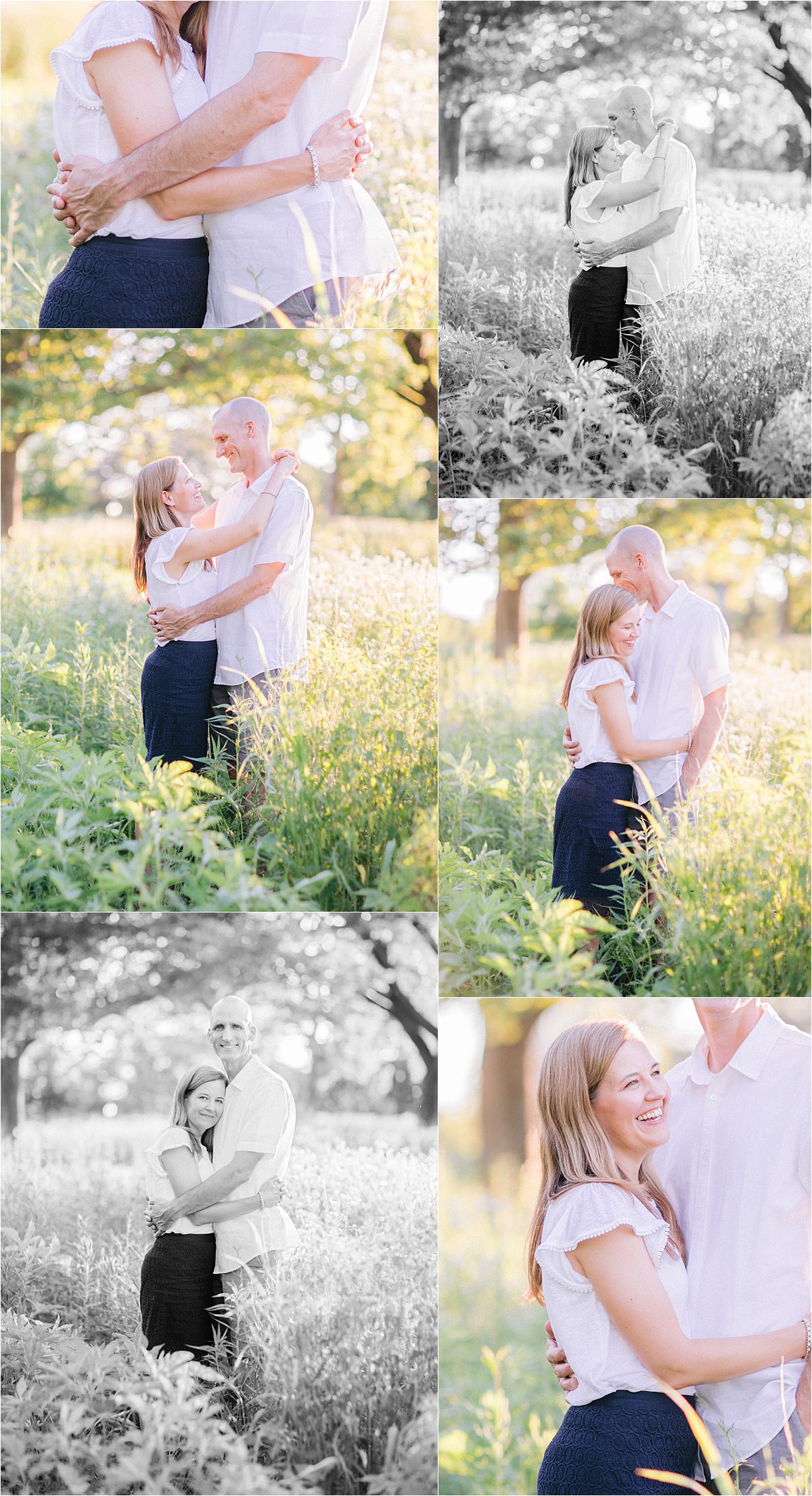 Husband and wife St. Louis summer family photography 