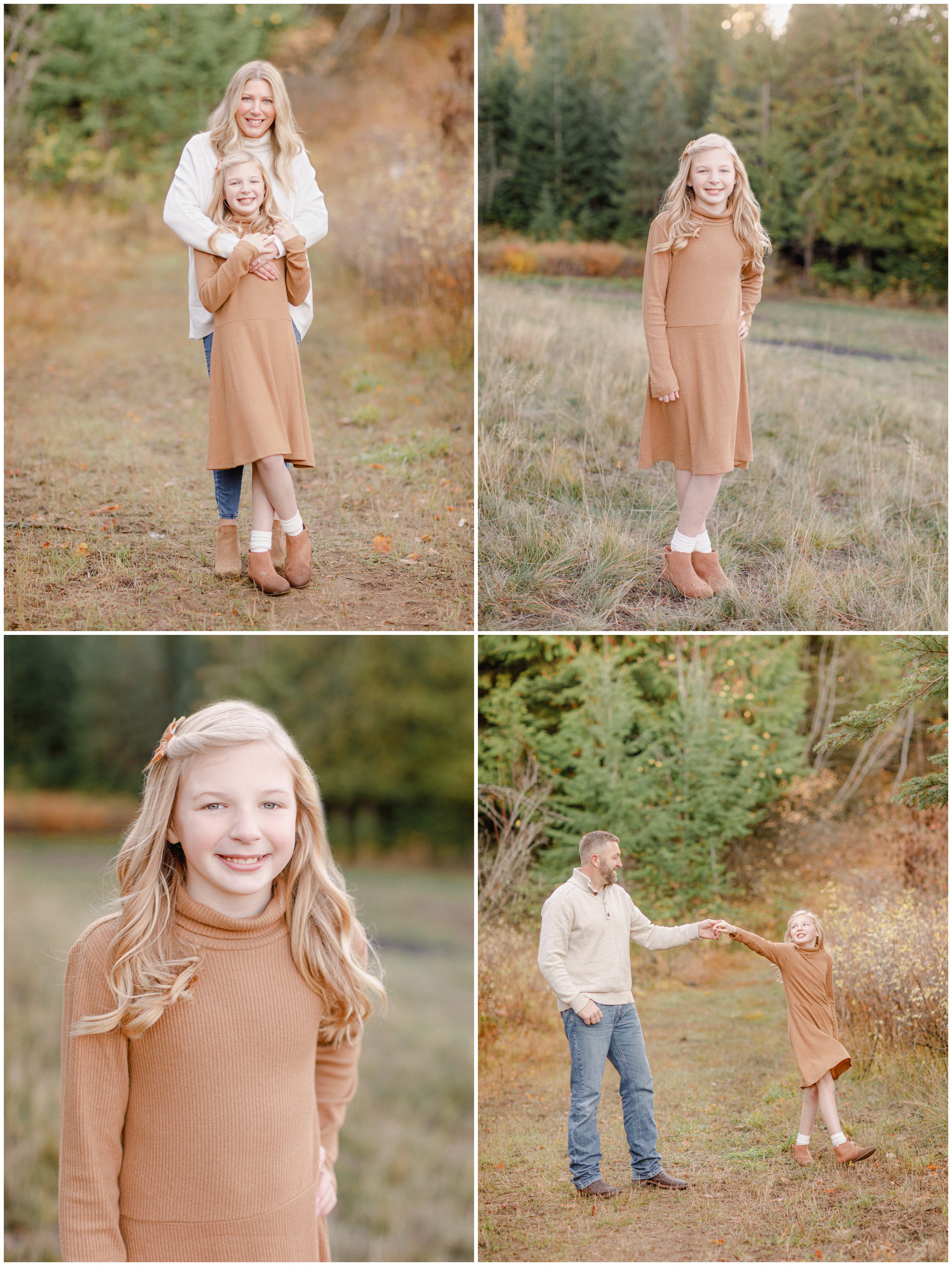 What to wear for fall family pictures in the mountains