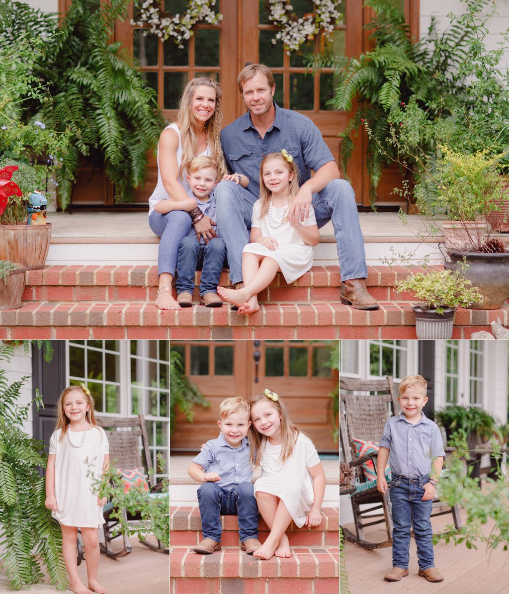 Natural family photography at home near Athens, GA.
