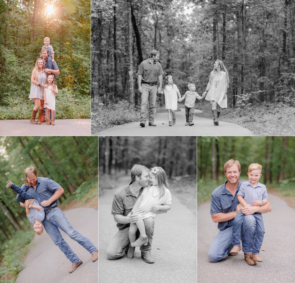 Oconee County, GA professional family portraits outdoors.