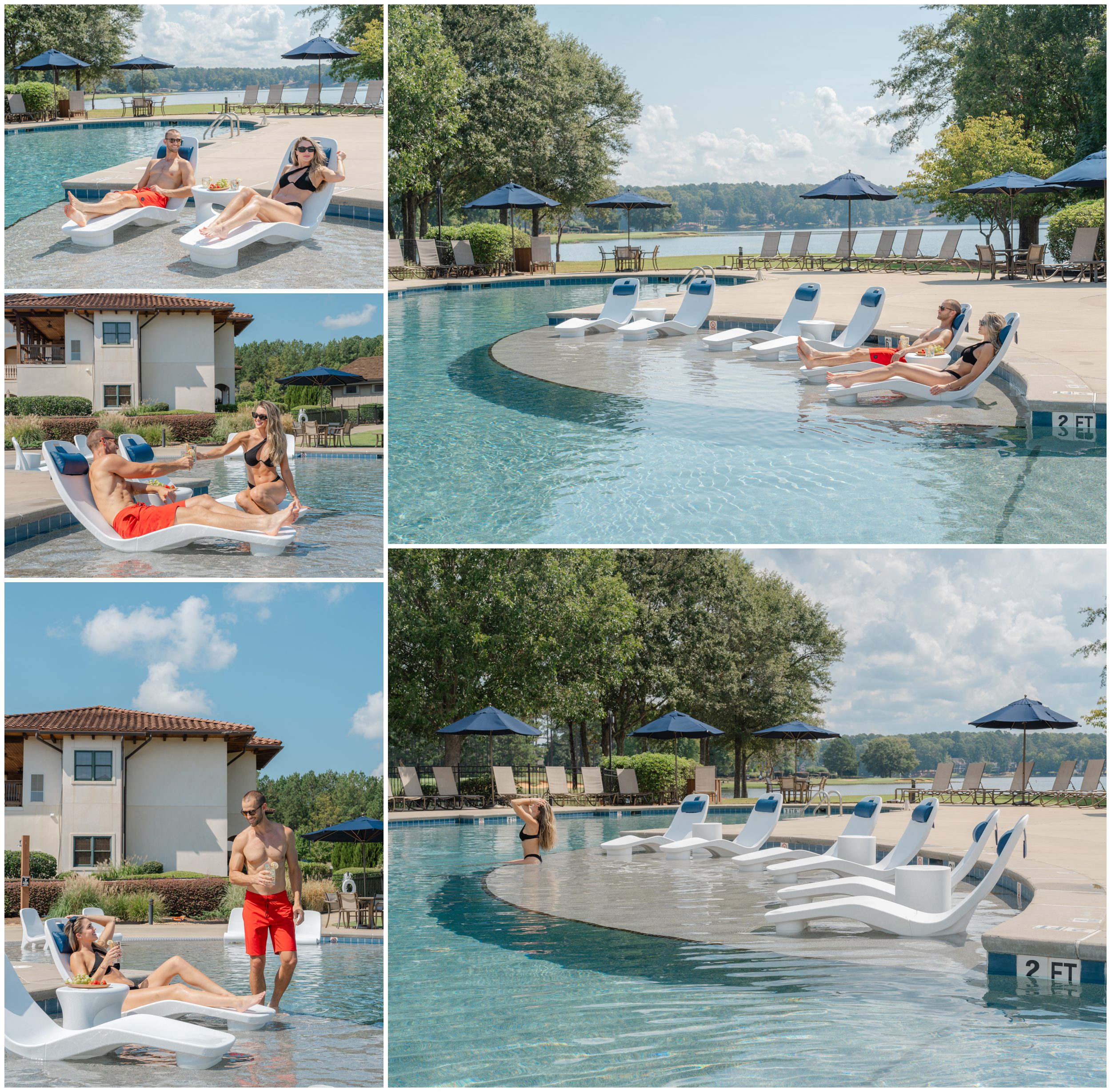 Photography content creation of Tenjam chaise lounge