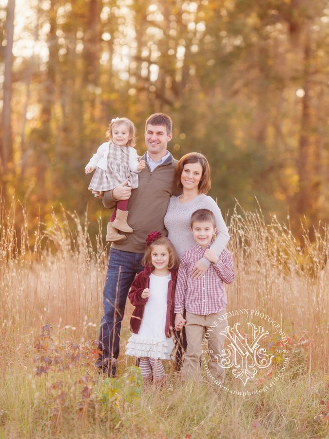 Beautiful family photography in the Fall in Watkinsville, GA.