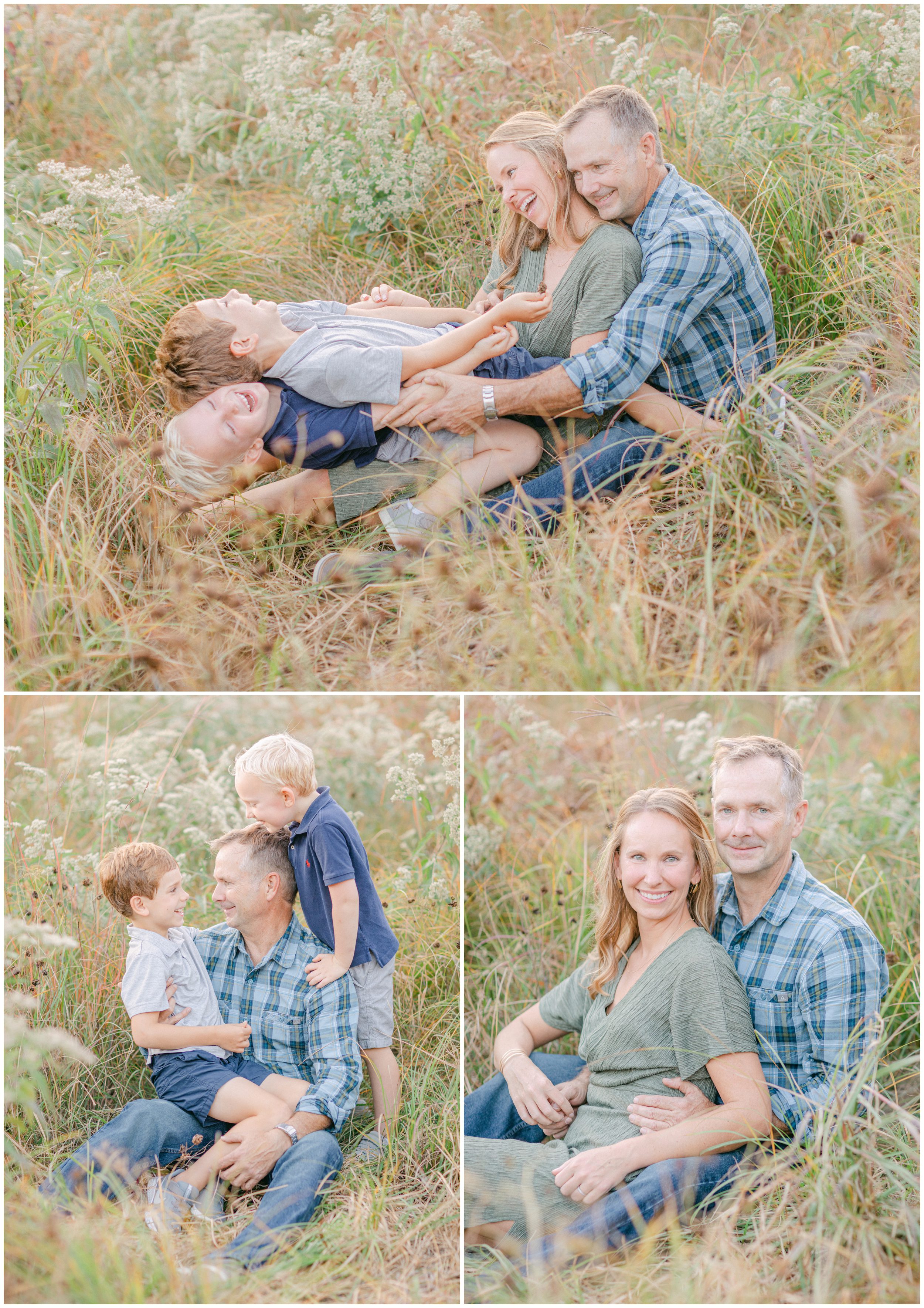 Fun Fall family portraits St. Louis