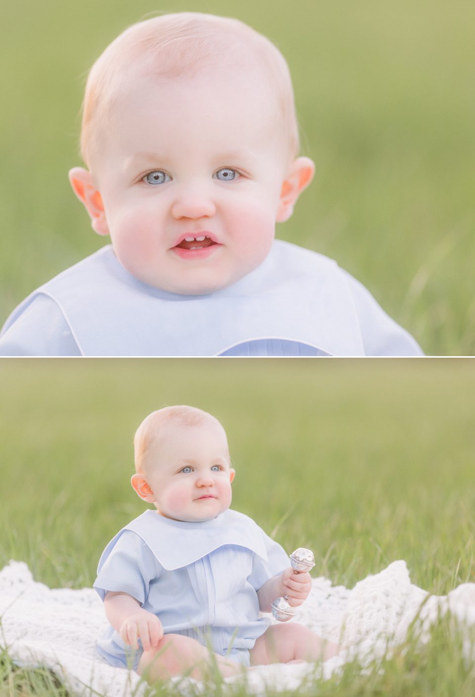 Outdoor baby photography in the Athens, GA area.