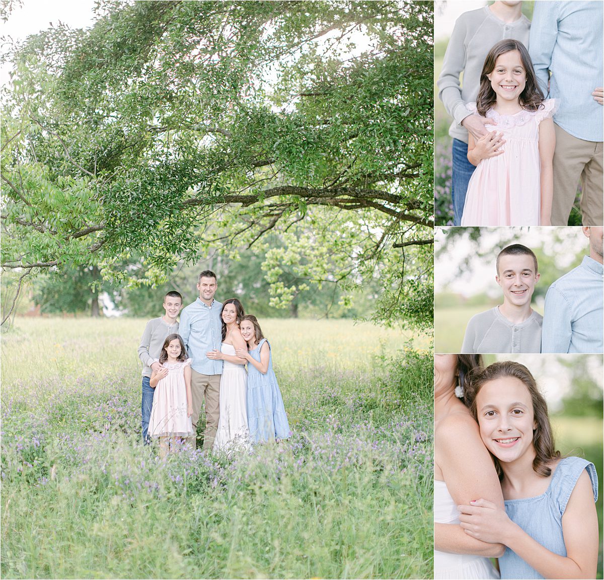 What to wear for Spring and Summer family portraits.