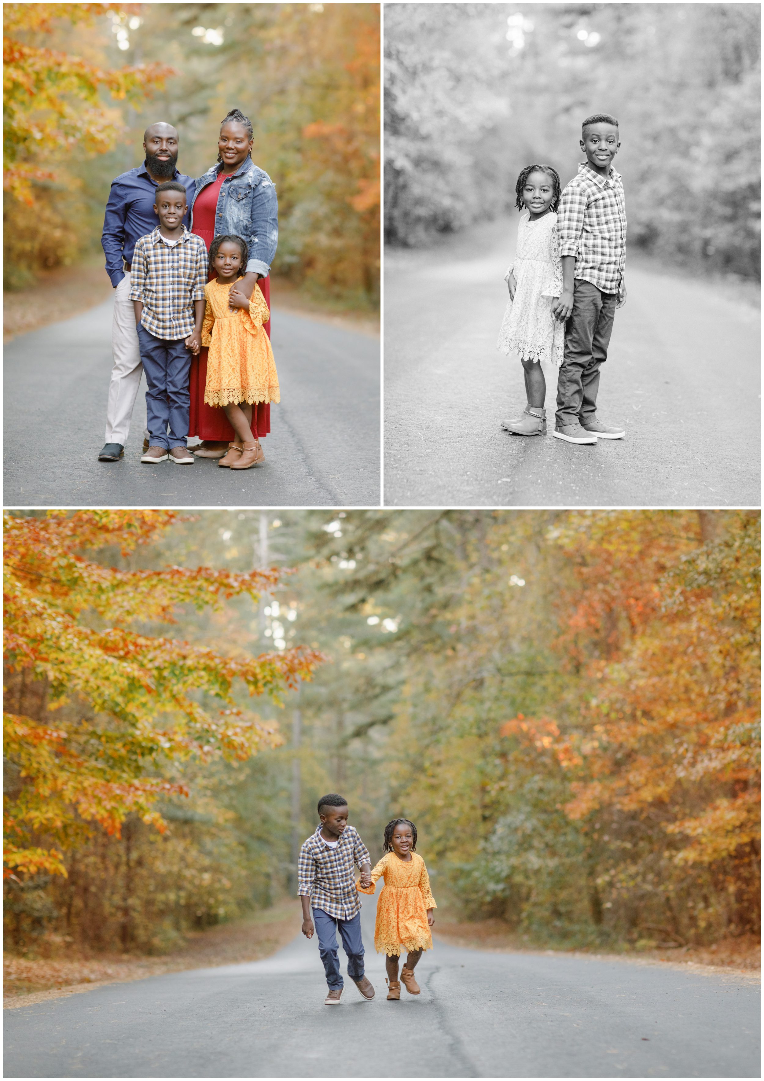 Fall family photoshoot at Fort Yargo