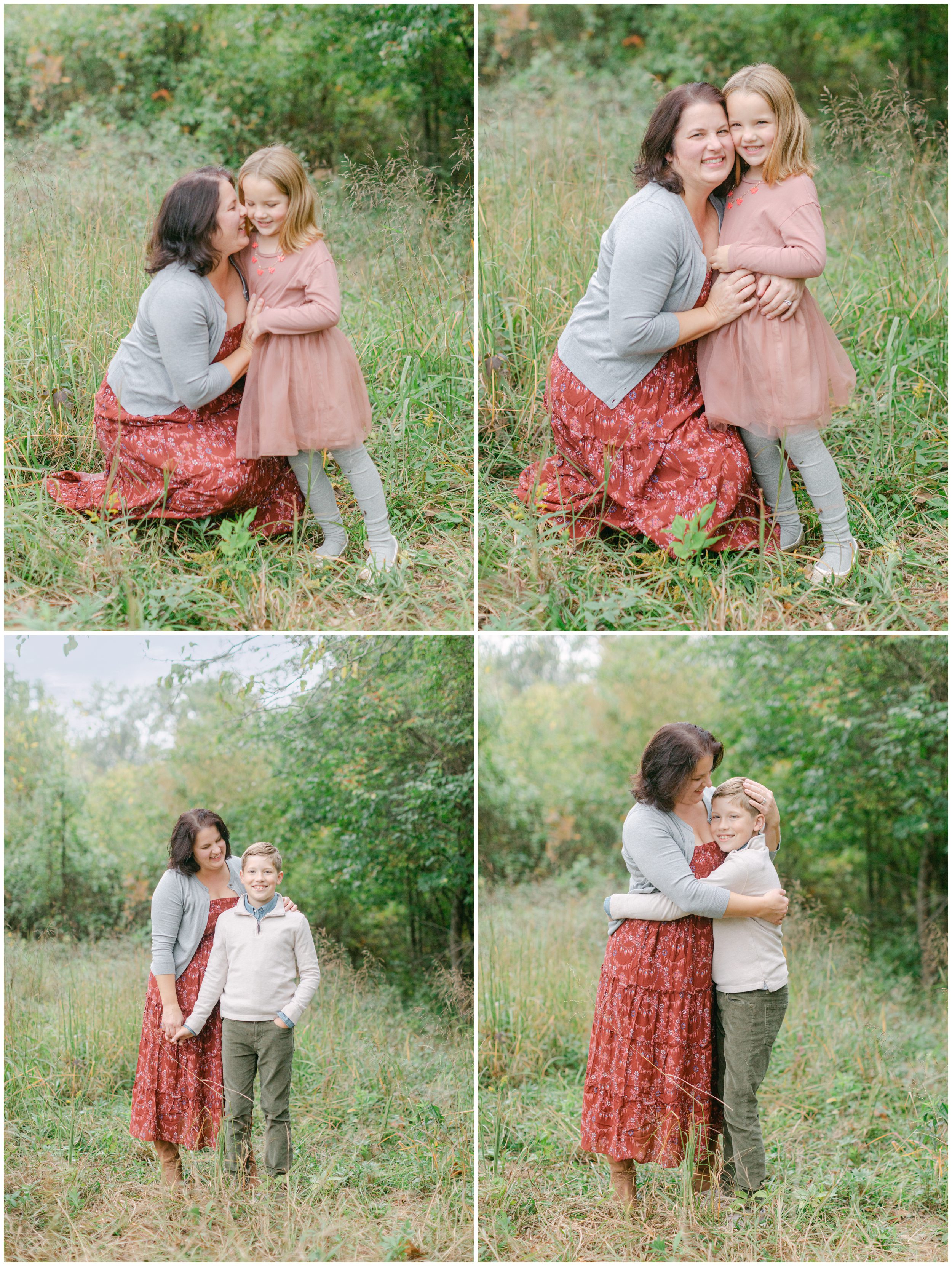 Outdoor Autumn family photos in St. Louis