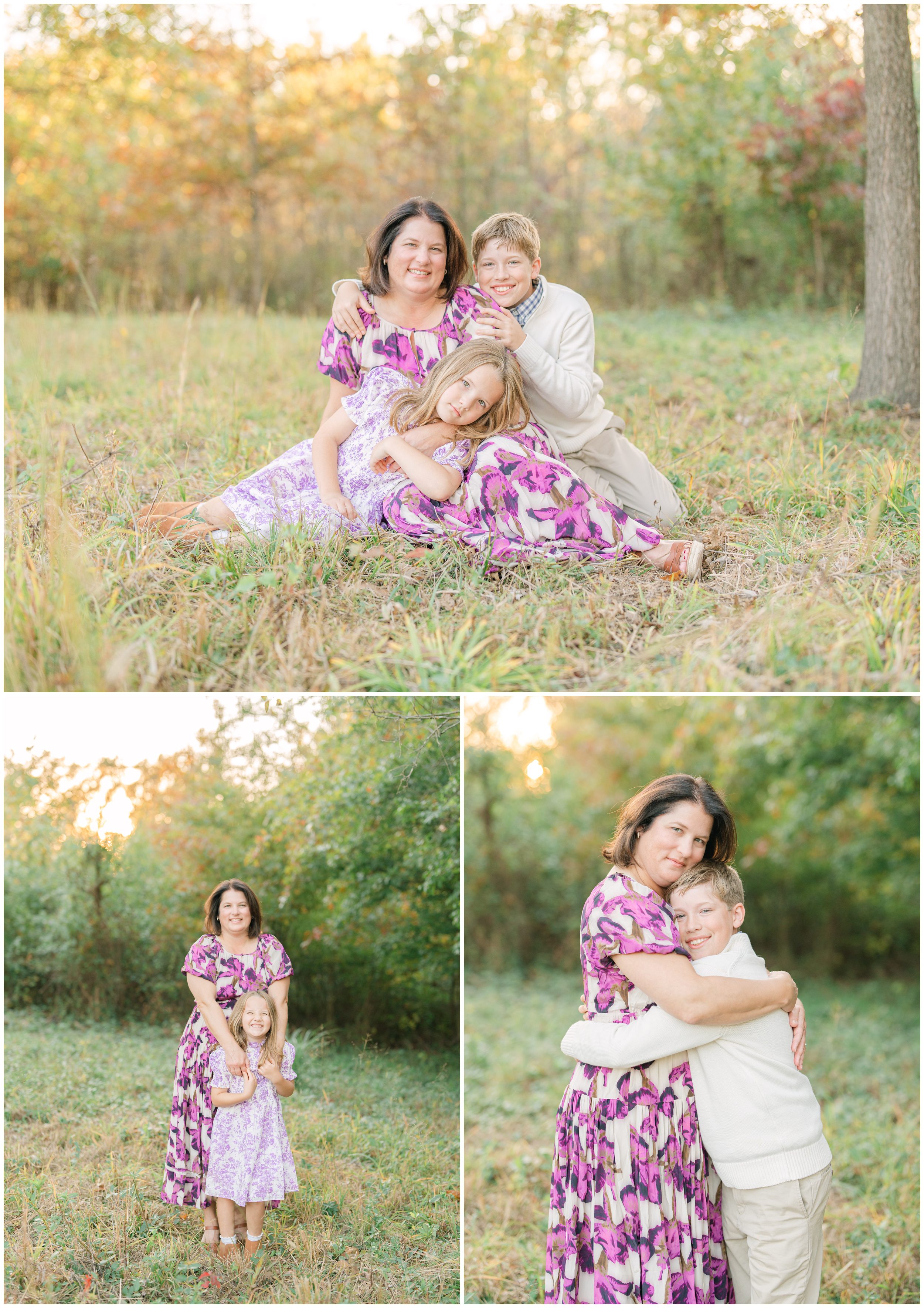 Fall family pictures St Louis at home