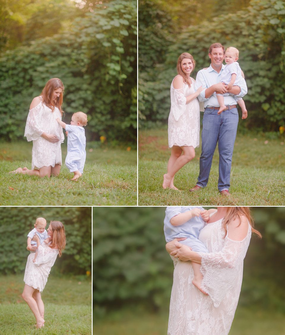 Athens, GA maternity and baby photography at a local park.