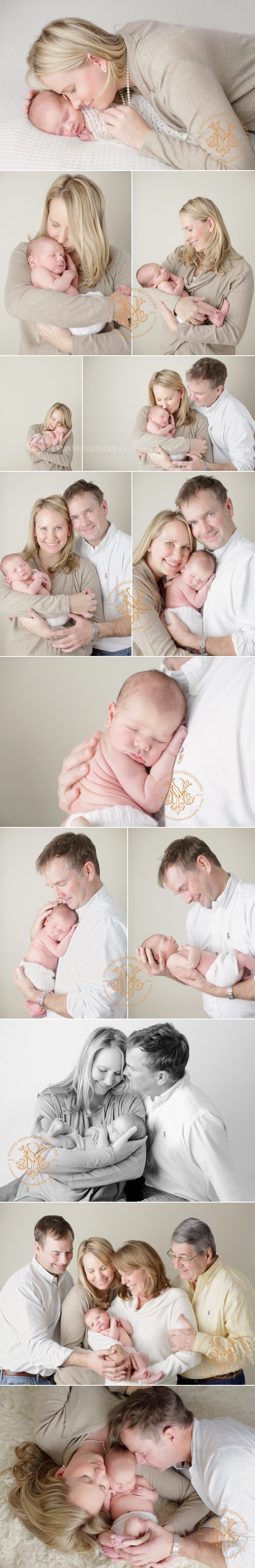 Family connections during Oconee County, GA newborn photography session by Yvonne Niemann Photography.