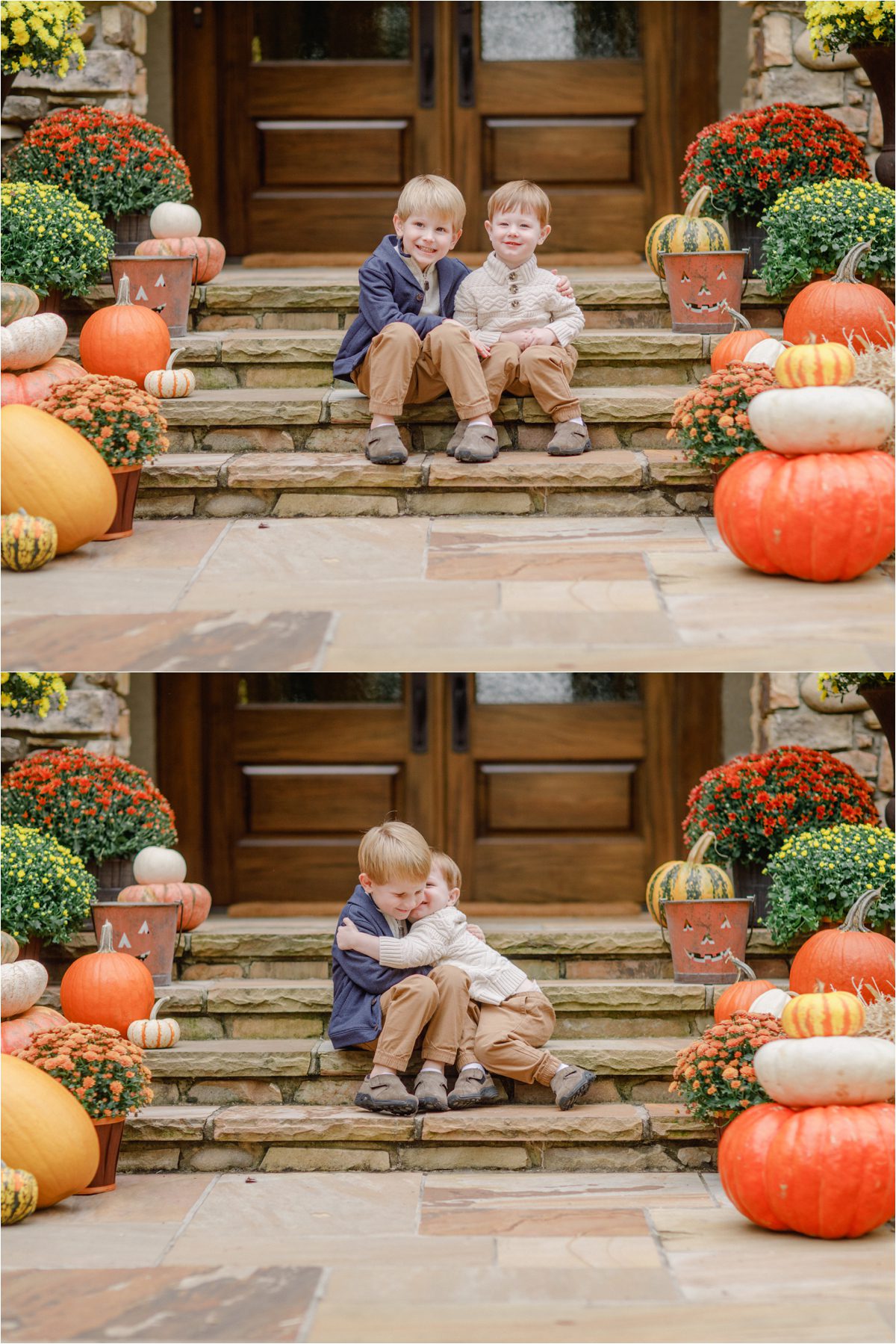 Fall sibling photoshoot in Knoxville