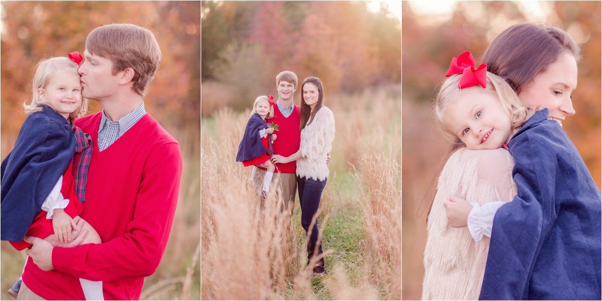 Christmas family photography in Oconee County, GA
