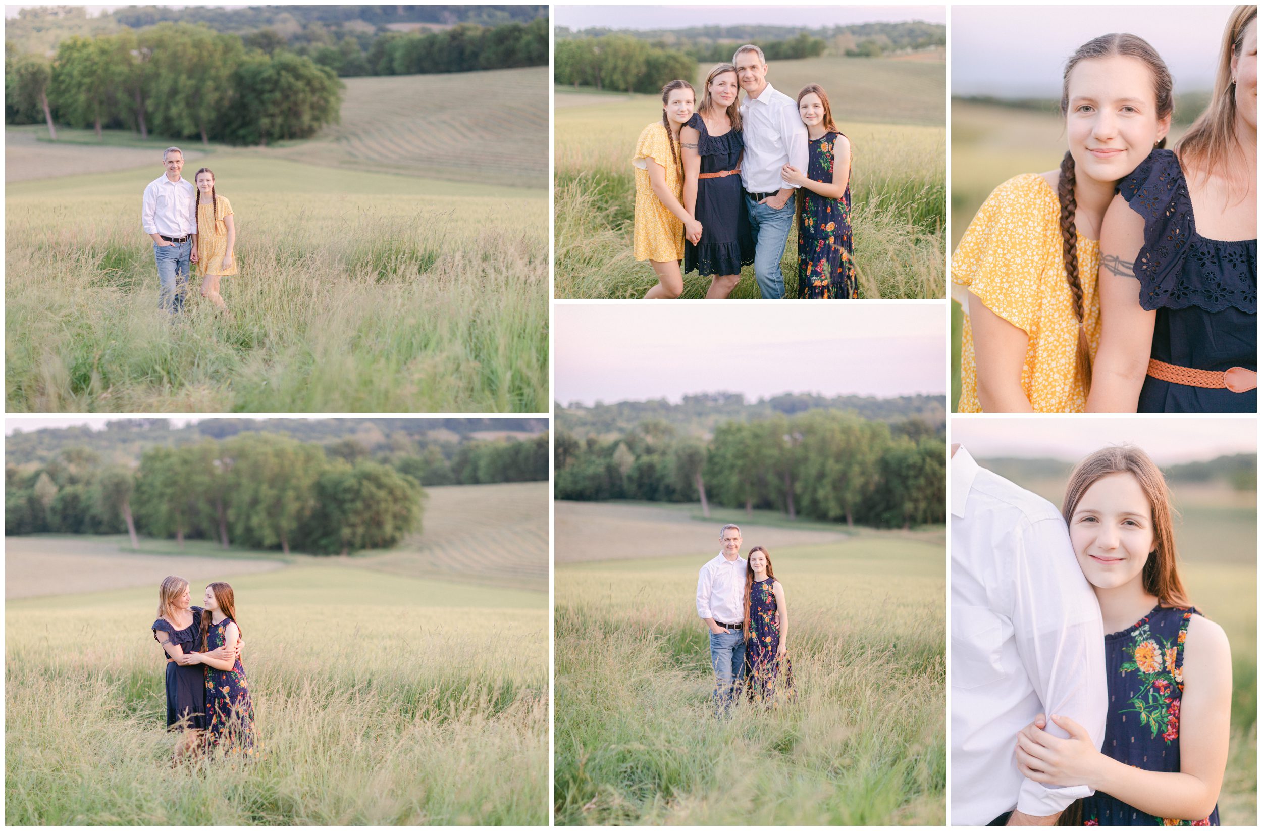 Outdoor family photography near St. Charles