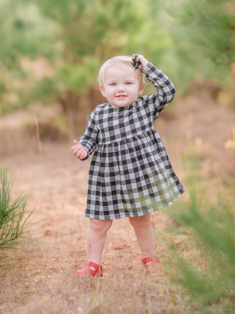 Fall baby picture in Watkinsville, GA.