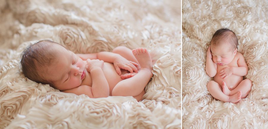 Photos of one week old infant girl in Oconee County, GA.