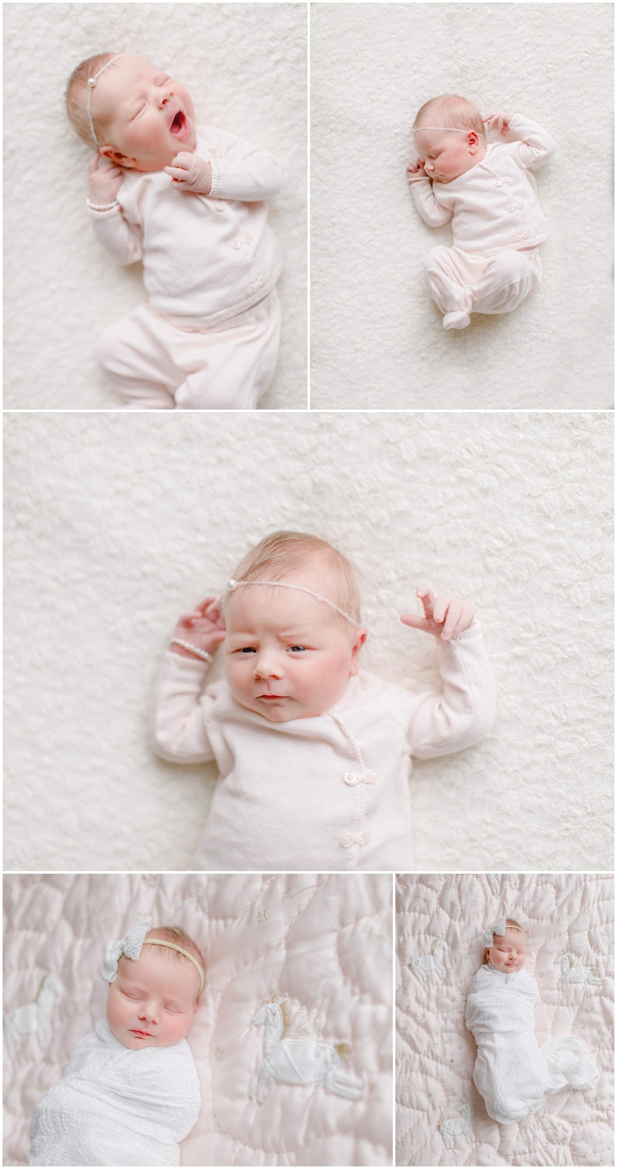 Newborn photographer shares lifestyle portraits infant girl in Knoxville, GA