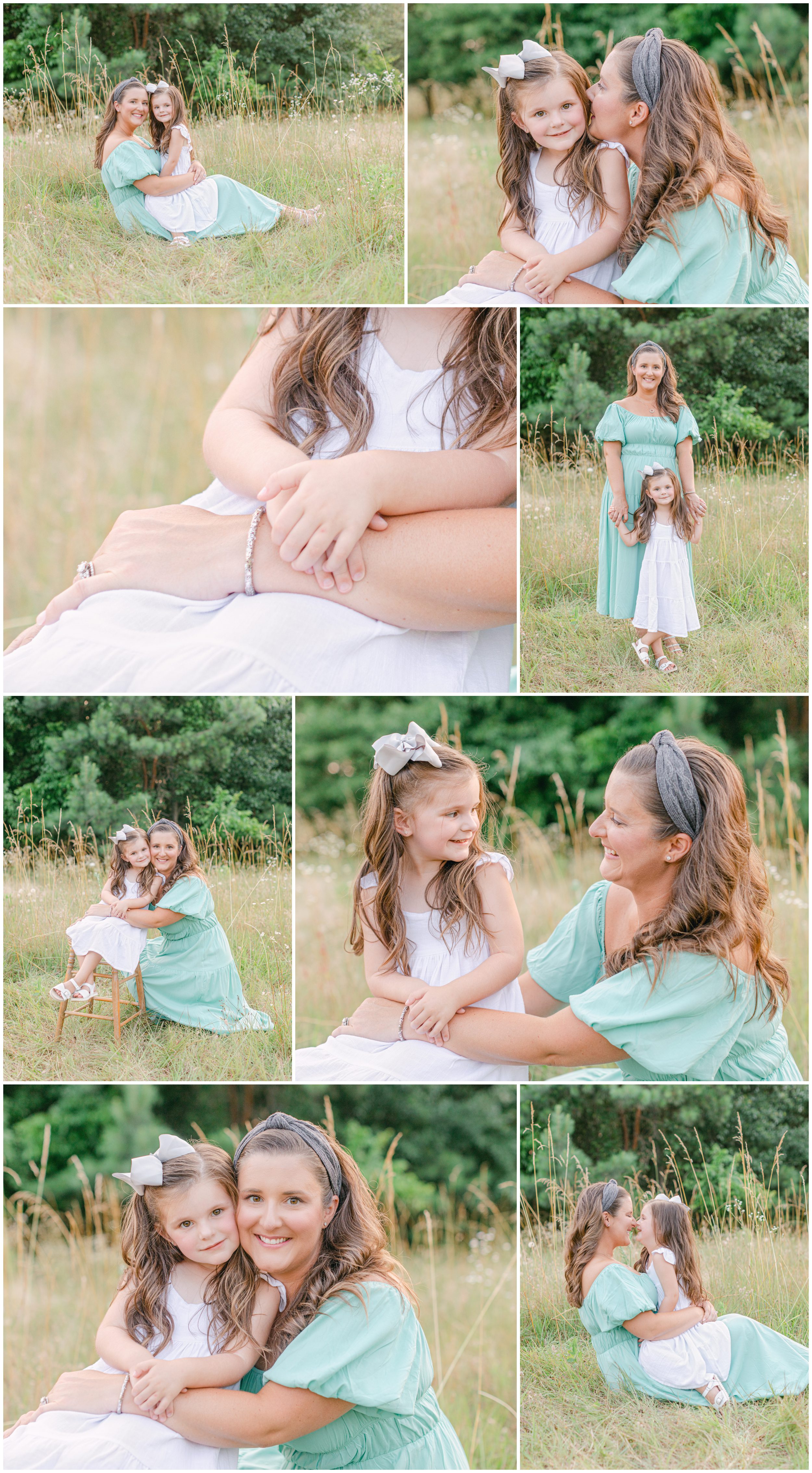 extended family photographer mother daughter portraits Oconee County, GA