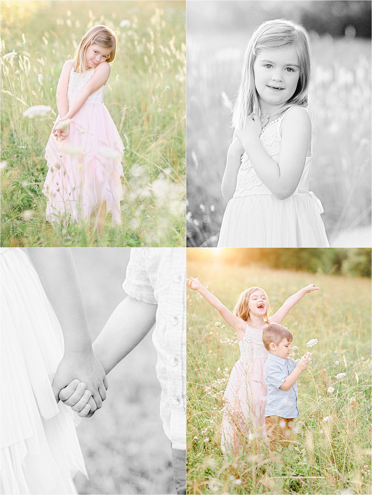 Child summer family pictures in Oconee County GA