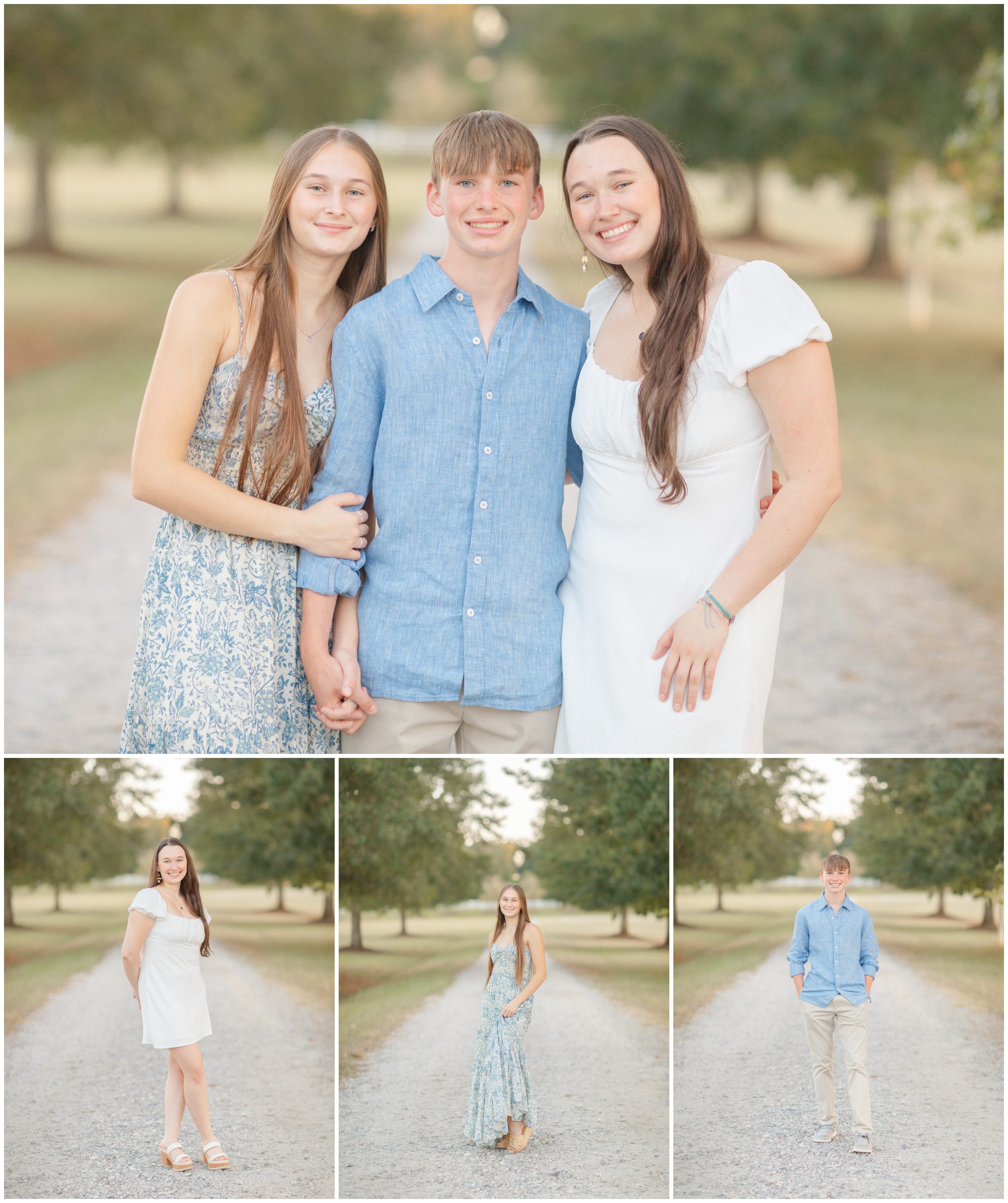 Sibling Autumn family pictures Watkinsville, GA