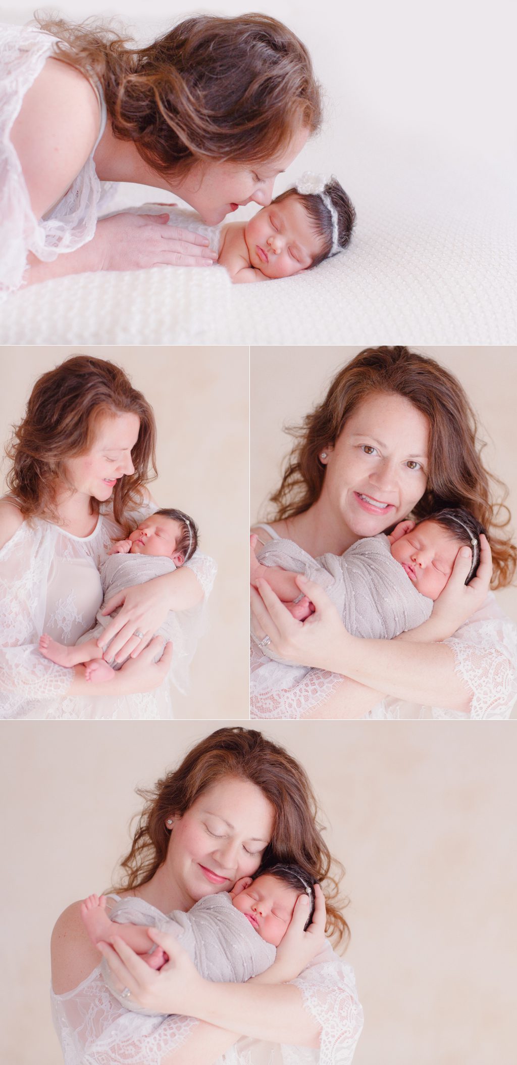 Mother daughter newborn pictures near Athens, GA.