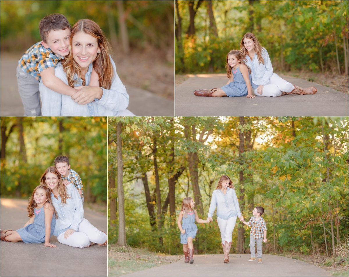 Fall St. Louis family portrait photography.