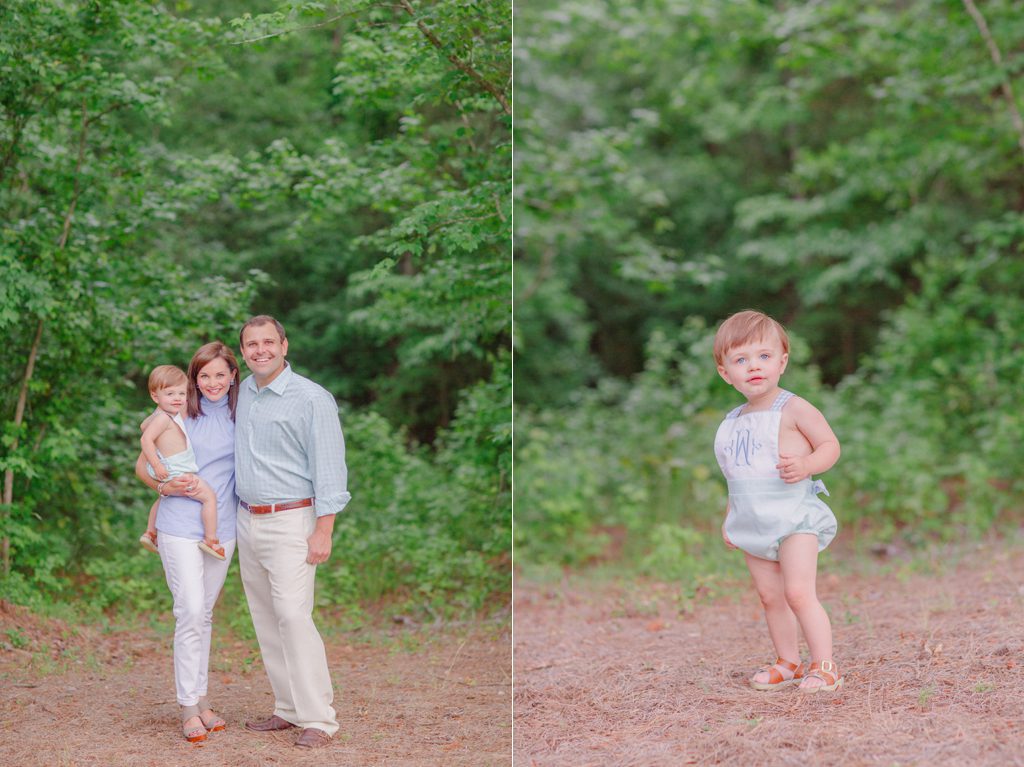 Spring family portraits in Oconee County, GA.
