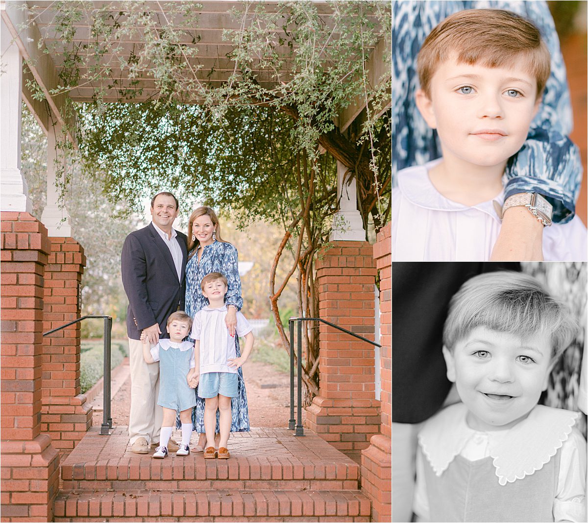 family and children photography at Botanical Gardens in Athens, GA