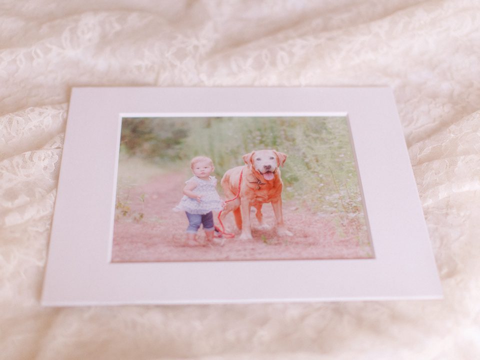Matted photos of a two year old girl in Oconee County, GA.