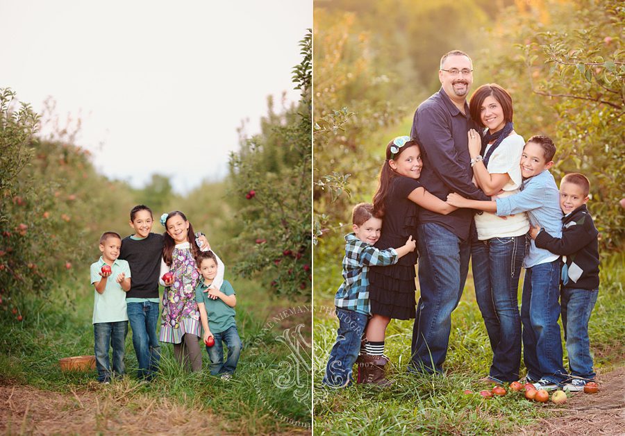 Augusta Family Portraits at Centennial Farms Apple Orchard