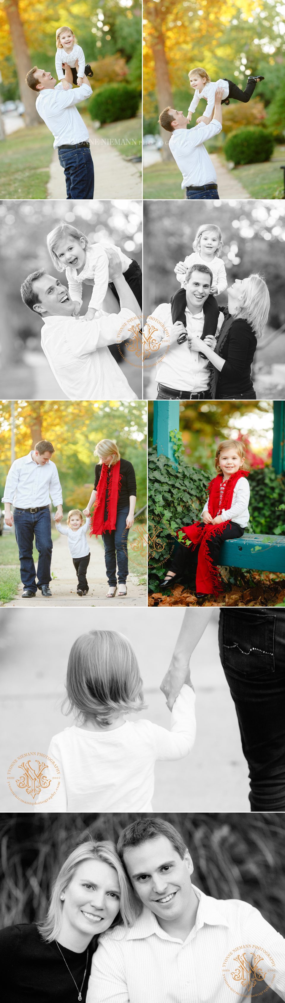Authentic family photography by Yvonne Niemann Photography in University City, MO.