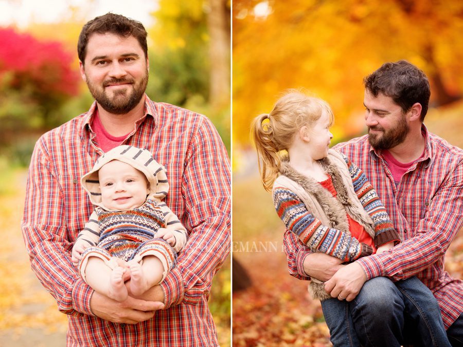 Beautiful fall family portraits taken by Athens, GA photographer, Yvonne Niemann Photography.