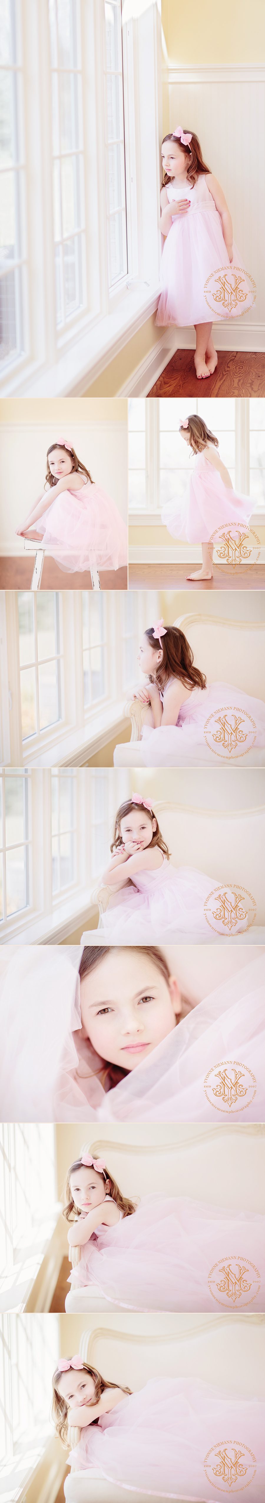 Beautiful Pastel Portraits of a Cute Little Girl taken by Yvonne Niemann Photography.