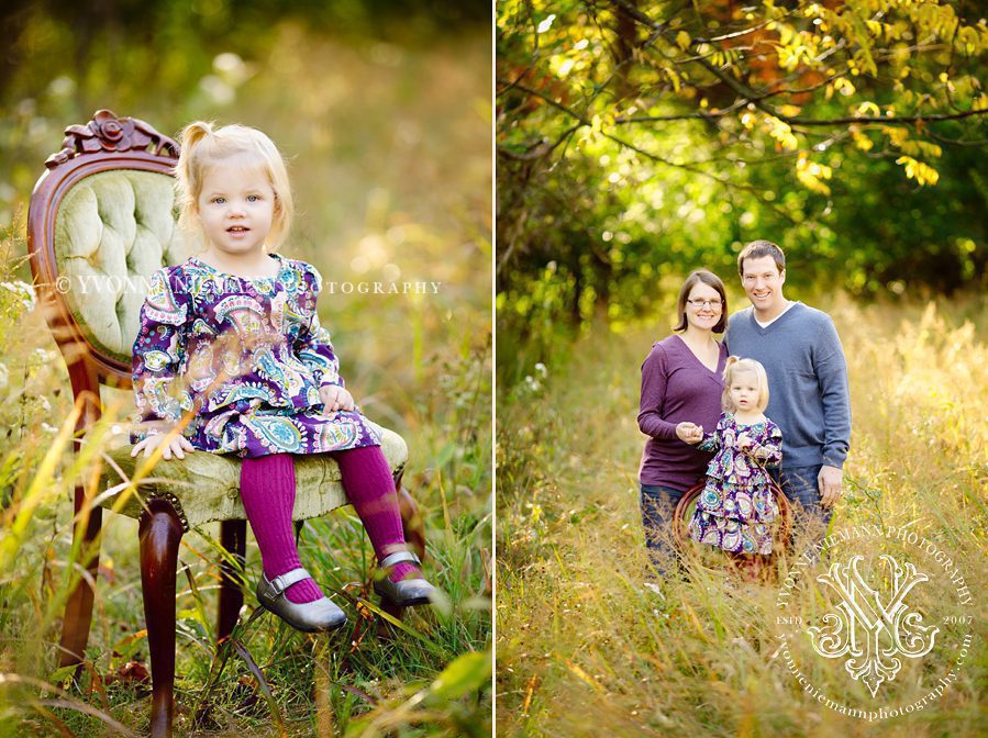Fall Family Portraits in Ballwin by Yvonne Niemann Photography