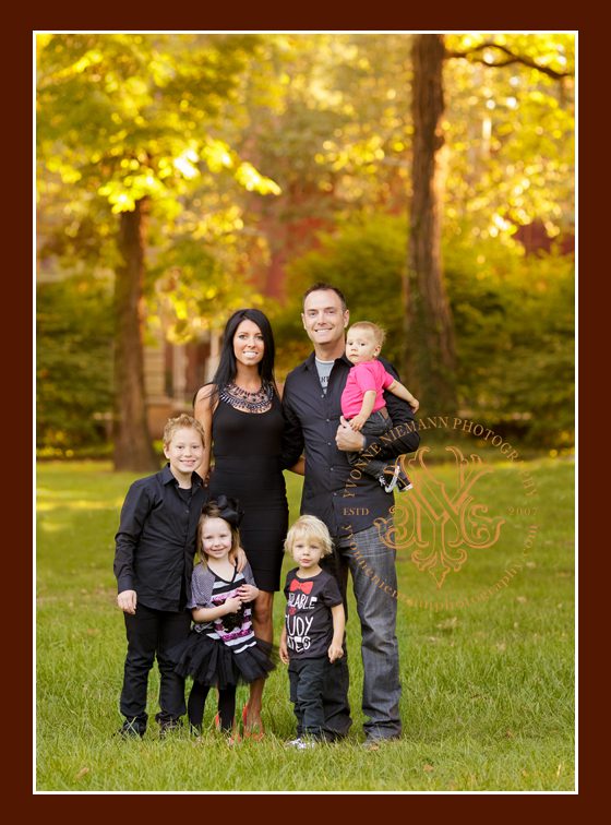 Fall Family Portraits in St. Louis by Yvonne Niemann Photography