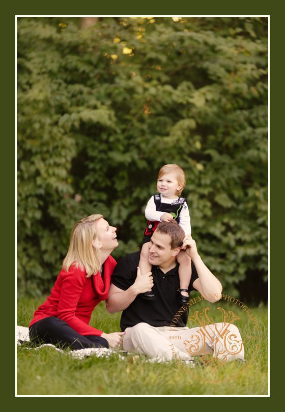 Fall Family Portraits taken in Clayton by Yvonne Niemann Photography