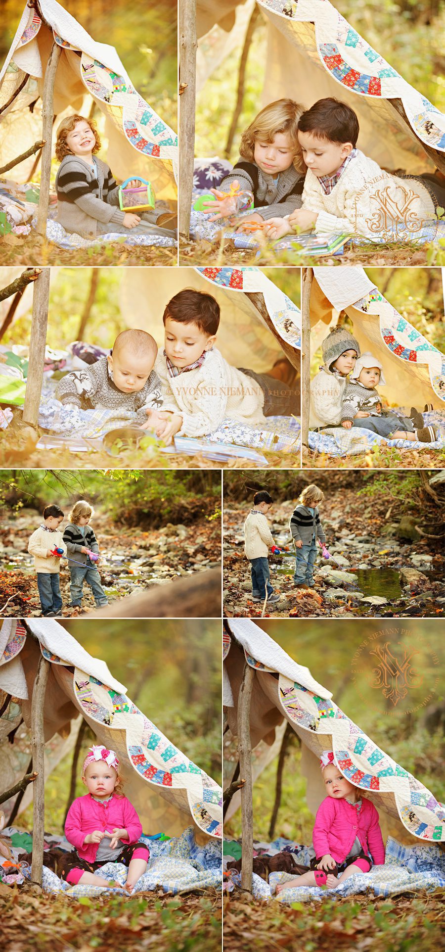 Fall St. Louis Children's Portraits Outdoors by Yvonne Niemann Photography