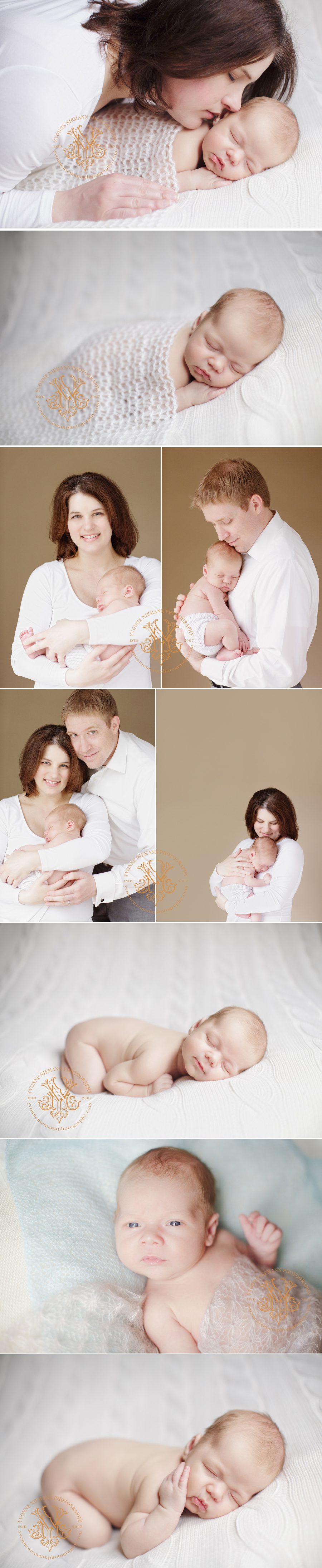 Family and newborn portraits in Universtiy City taken by Yvonne Niemann Photography.