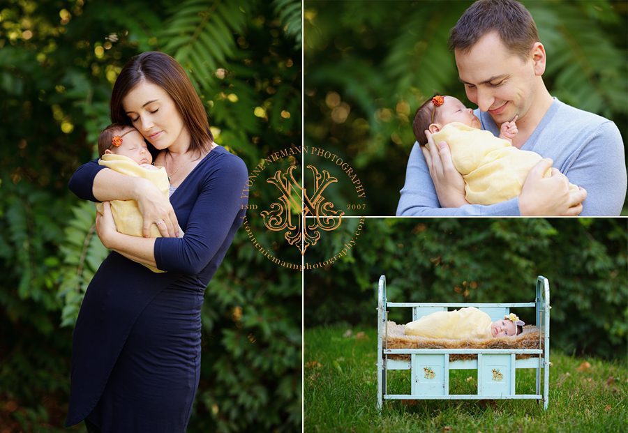 Frontenac Newborn Photography Outside in Nature