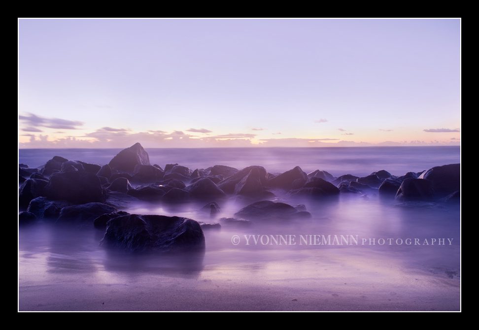 Kauai sunrise landscape picture taken by Yvonne Niemann Photography.