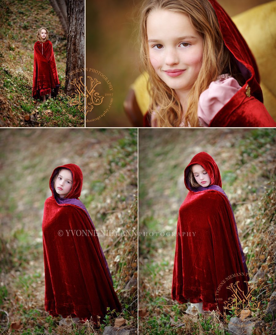 Little Red Riding Hood photos taken by Yvonne Niemann Photography