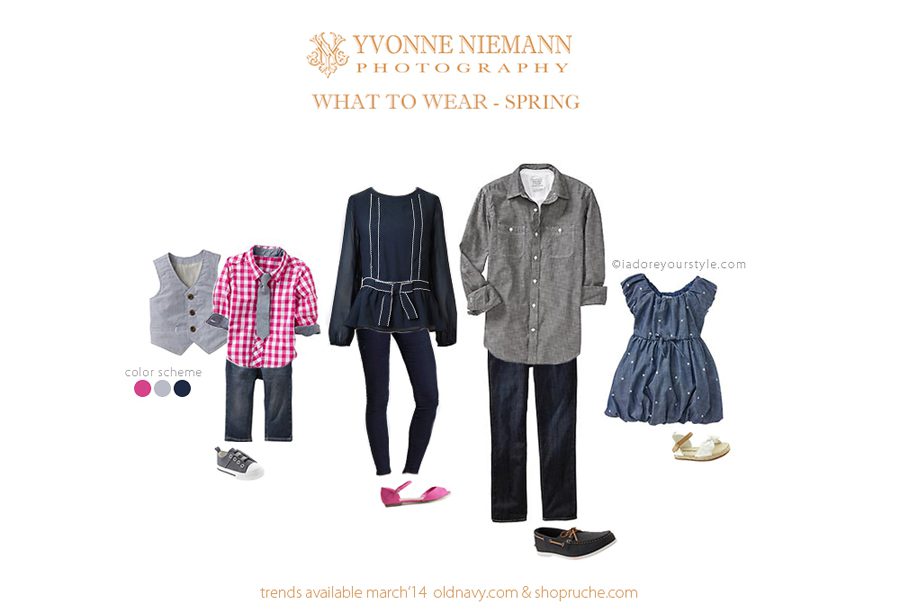 What to wear for St. Louis Spring Family Portraits with Yvonne Niemann Photography