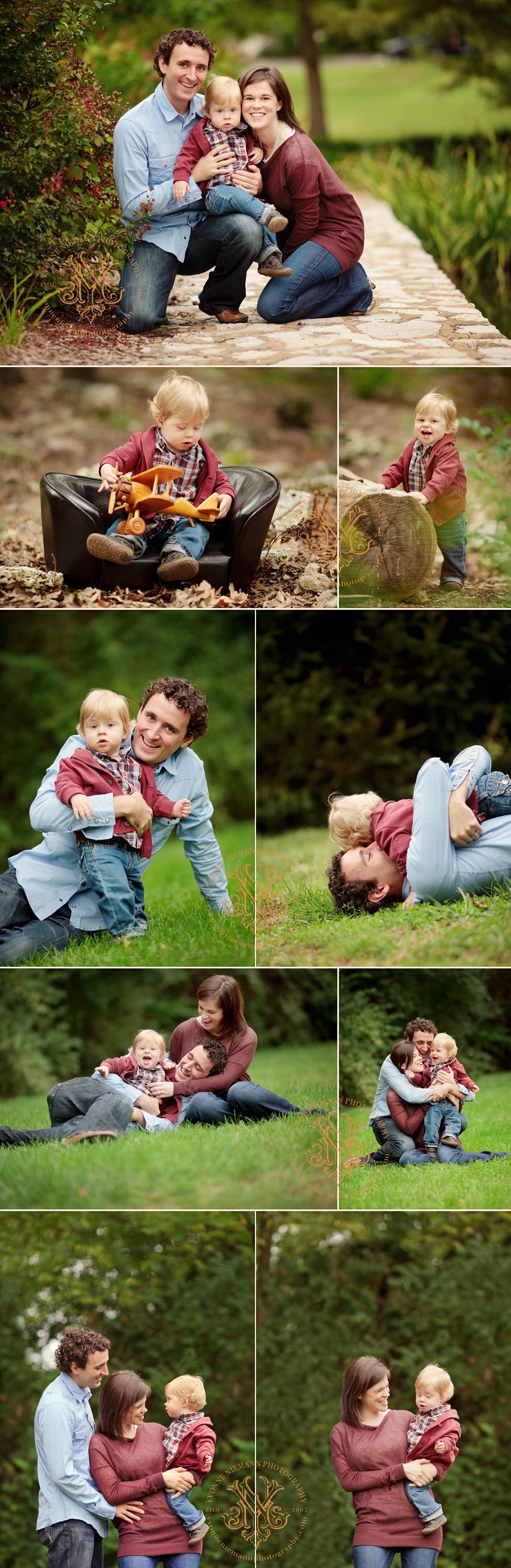 Natural family portraits in St. Louis by Yvonne Niemann Photography.
