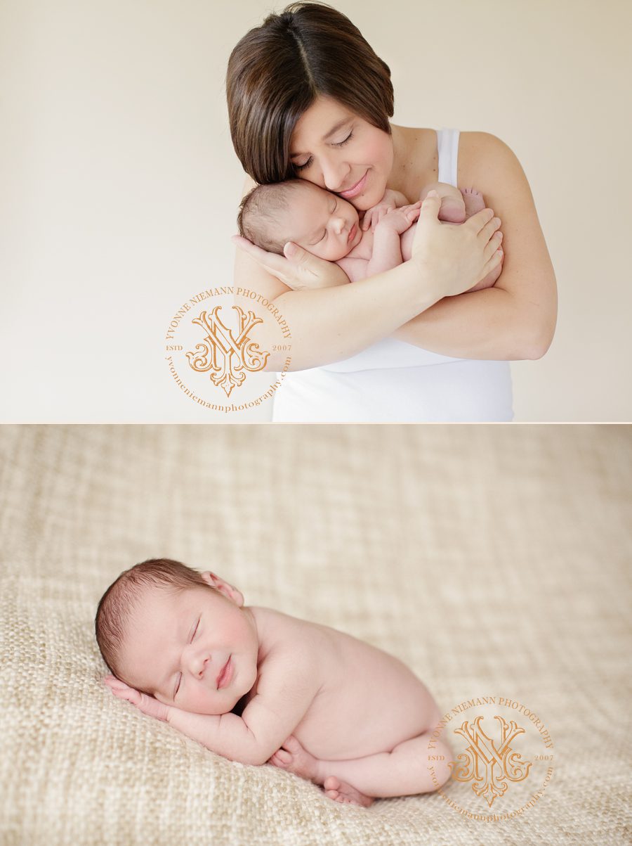 O'Fallon Newborn Portraits taken at family's home by Yvonne Niemann Photography