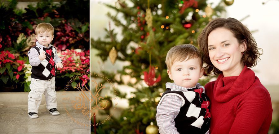 Portraits of a one year old baby boy in St. Louis taken by Yvonne Niemann Photography