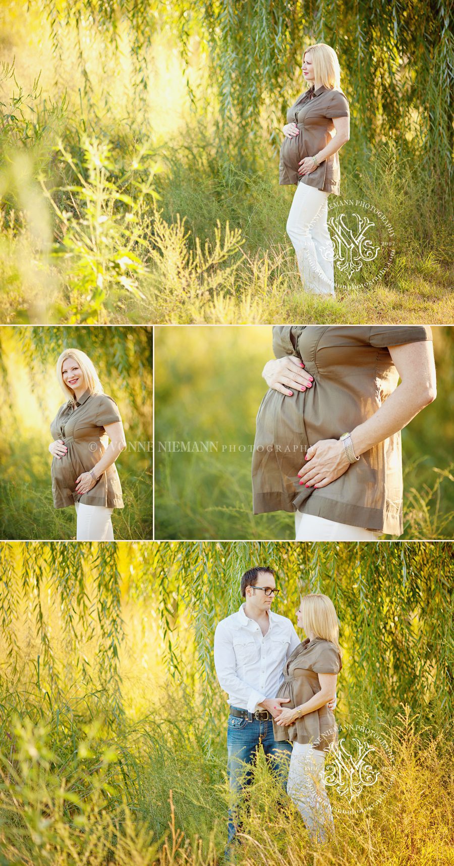 Pregnancy Portraits at Forest Park in St. Louis