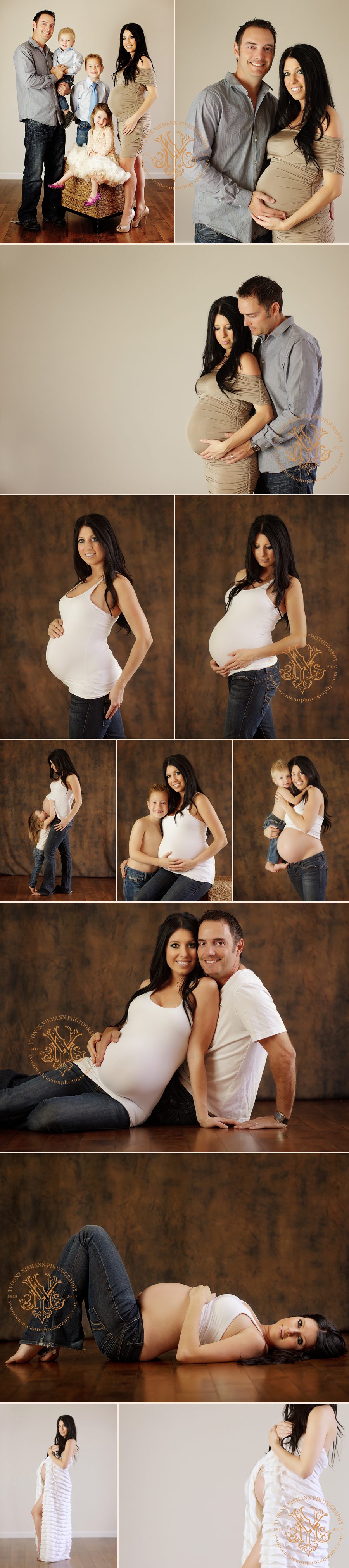 Pregnancy Portraits taken by St. Louis Maternity Photographer, Yvonne Niemann