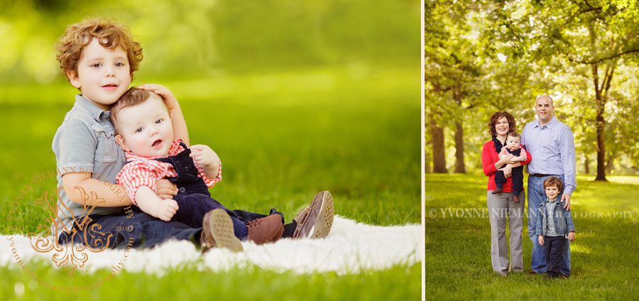 Spring Family Portraits taken in Clayton by Yvonne Niemann Photography